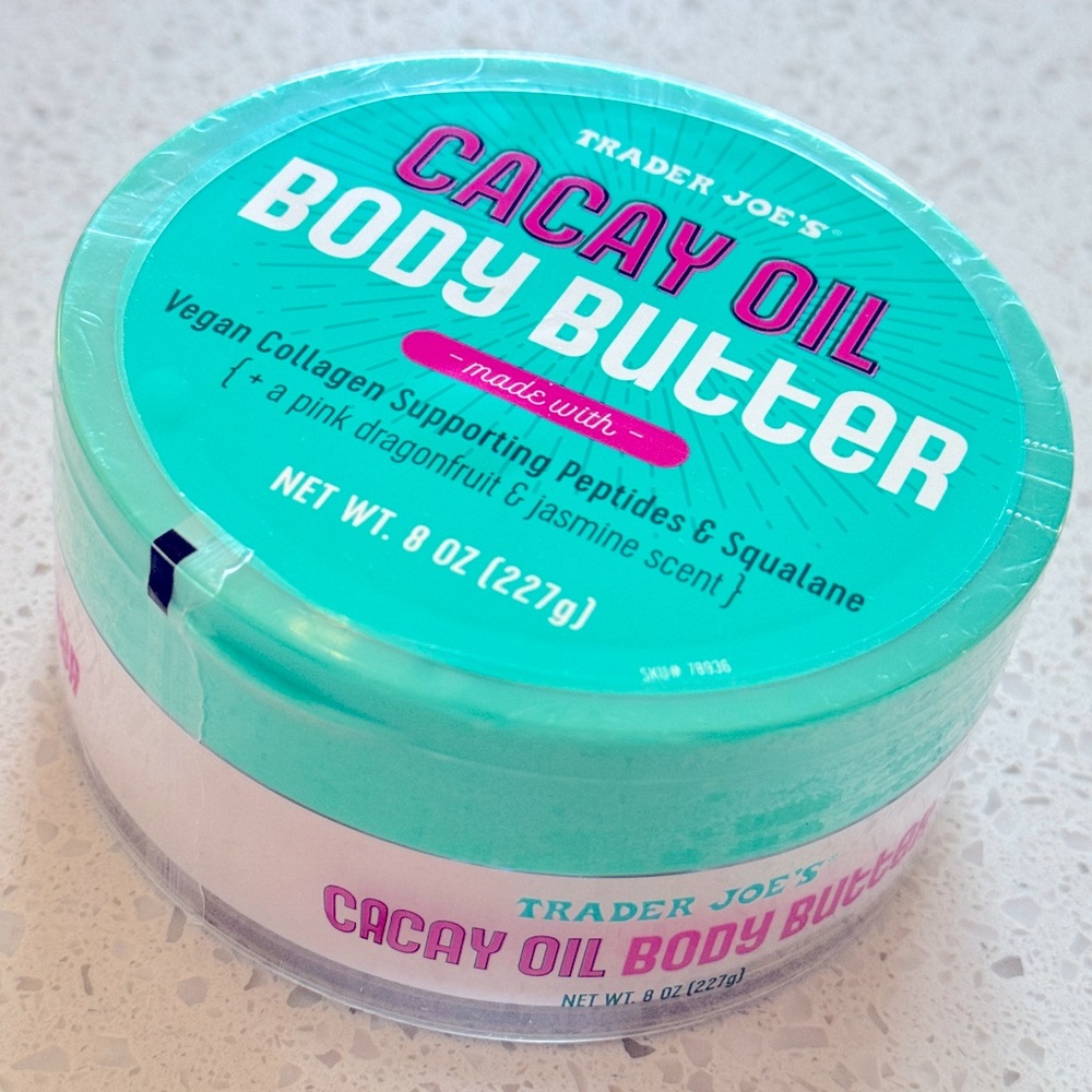 New sealed Trader Joe’s Cacay Oil Body Butter